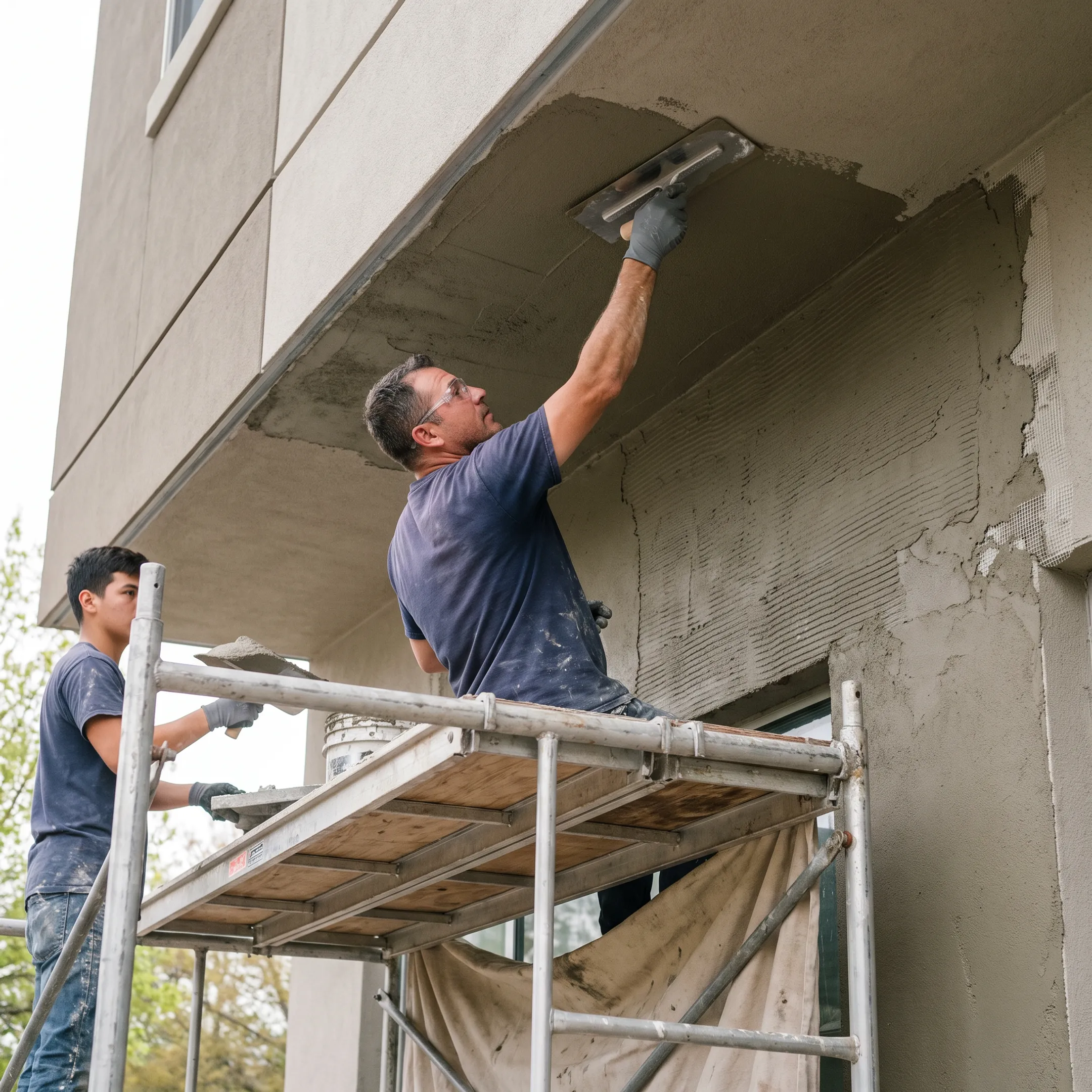 Exterior Stucco Ceiling and Soffit Installation Services