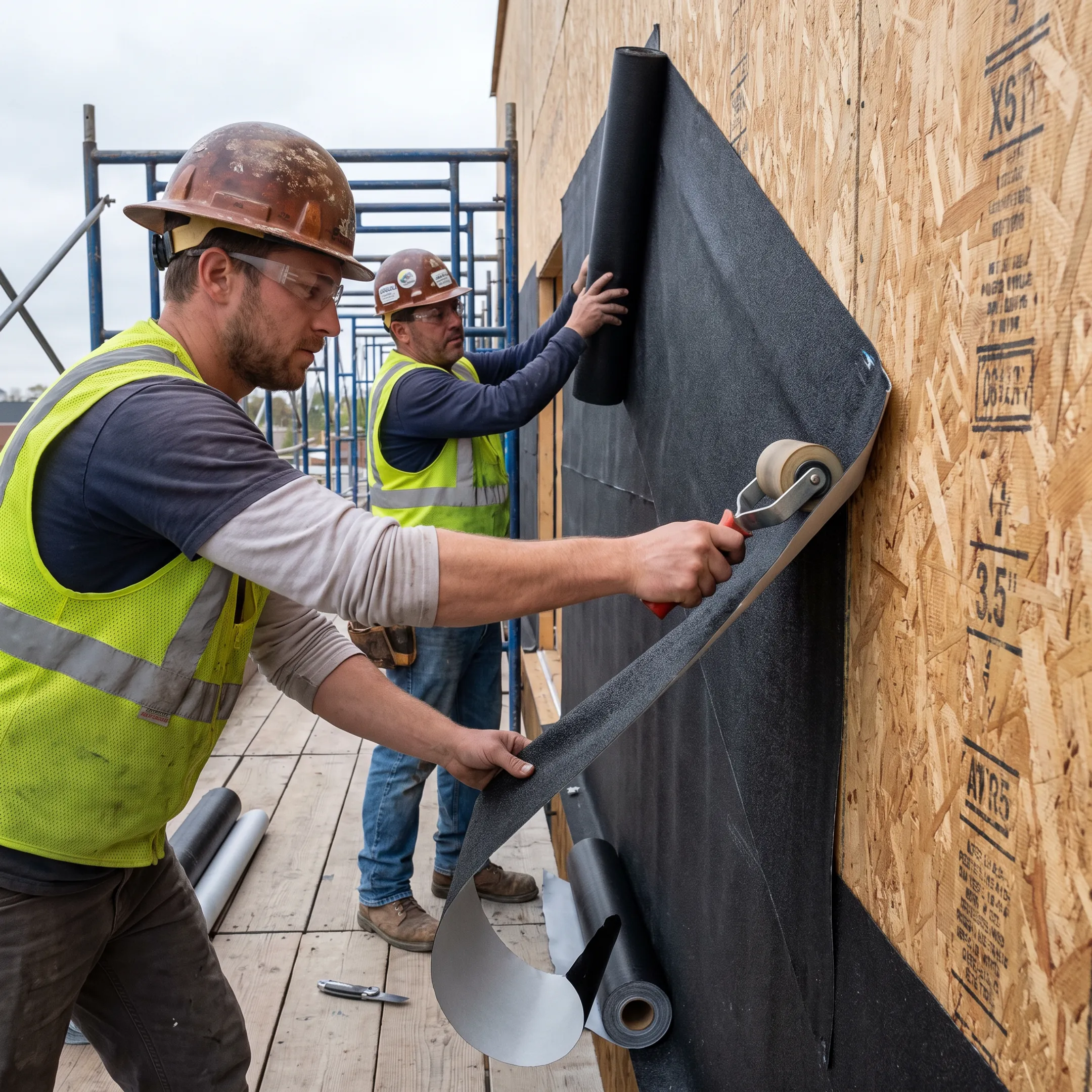 Self-Adhered Weather Barrier Membrane Installation Services