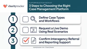 3-step checklist for selecting government case management software