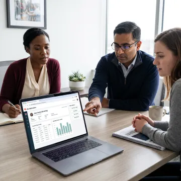 Community organization staff coordinating services with software