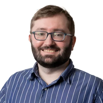 Portrait of Atticus Wright, Software Developer at CharityTracker