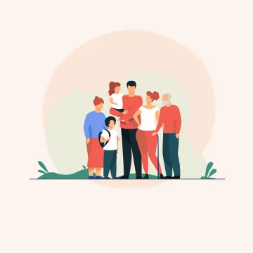 Nonprofit team using case management software