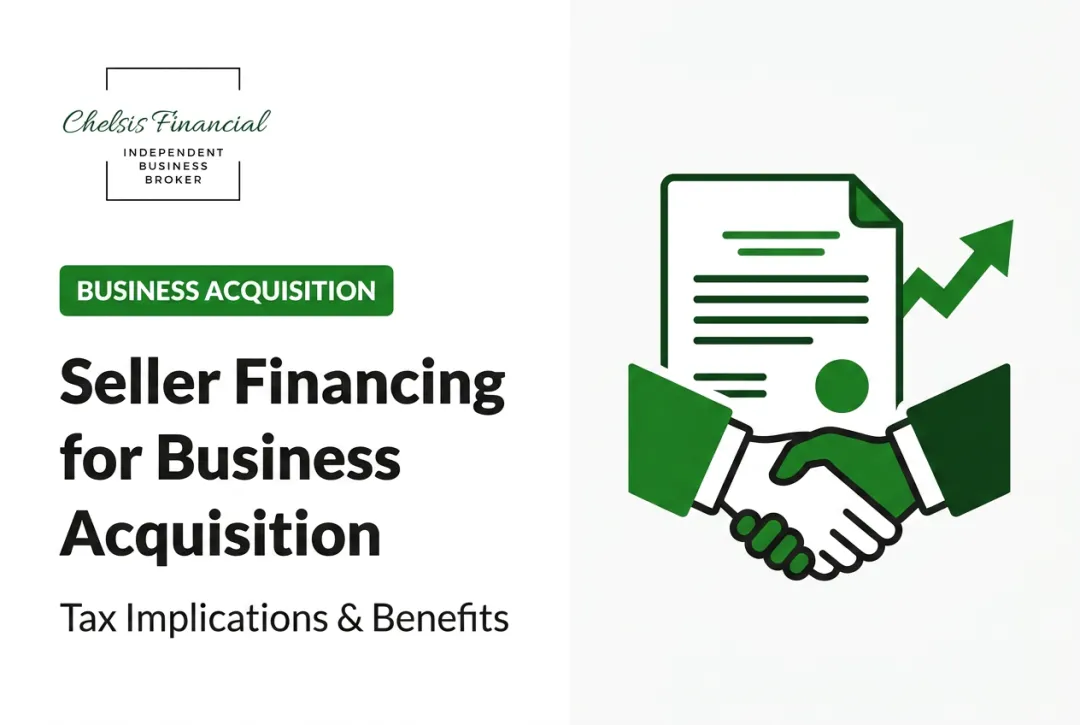 Seller Financing for Business Acquisition: Tax Implications & Benefits
