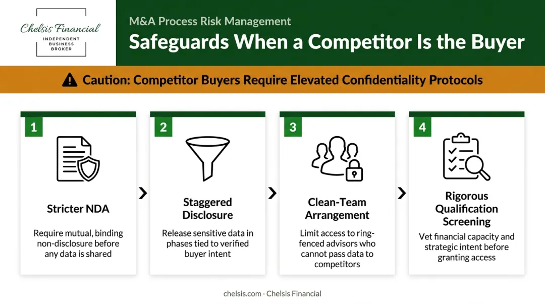 Four safeguard steps for managing competitor buyers during M&A due diligence