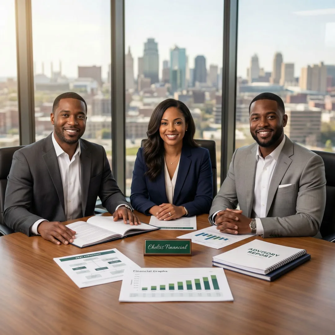 Business broker coordinating a business sale transaction with a team of advisors