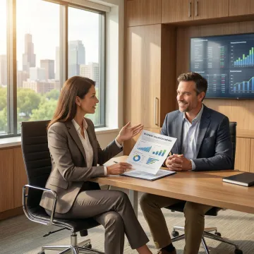 Chelsis Financial advisor guiding a business owner through a fast sale process