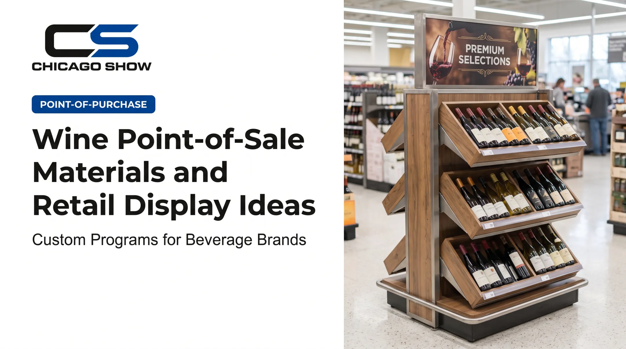 Wine Point-of-Sale Materials and Retail Display Ideas