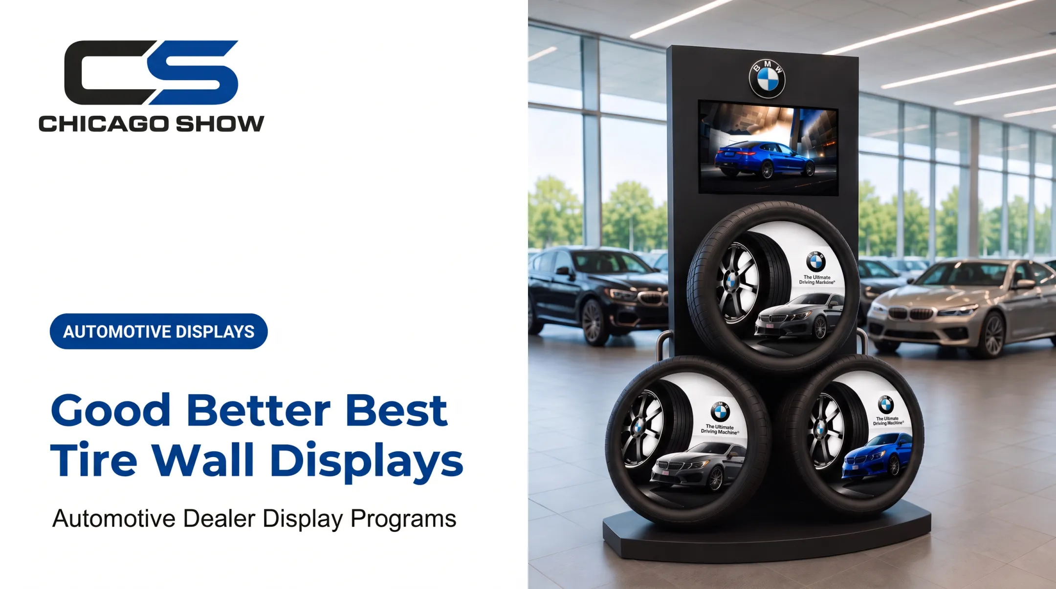 Good Better Best Tire Wall Displays