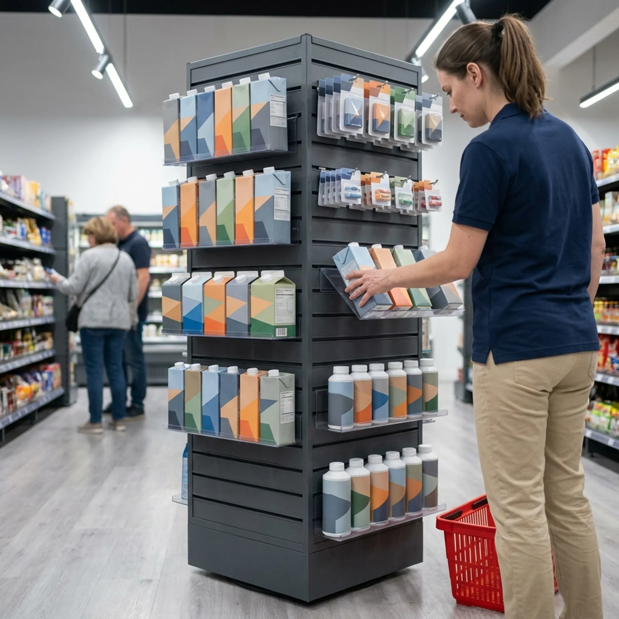 Retail slatwall display