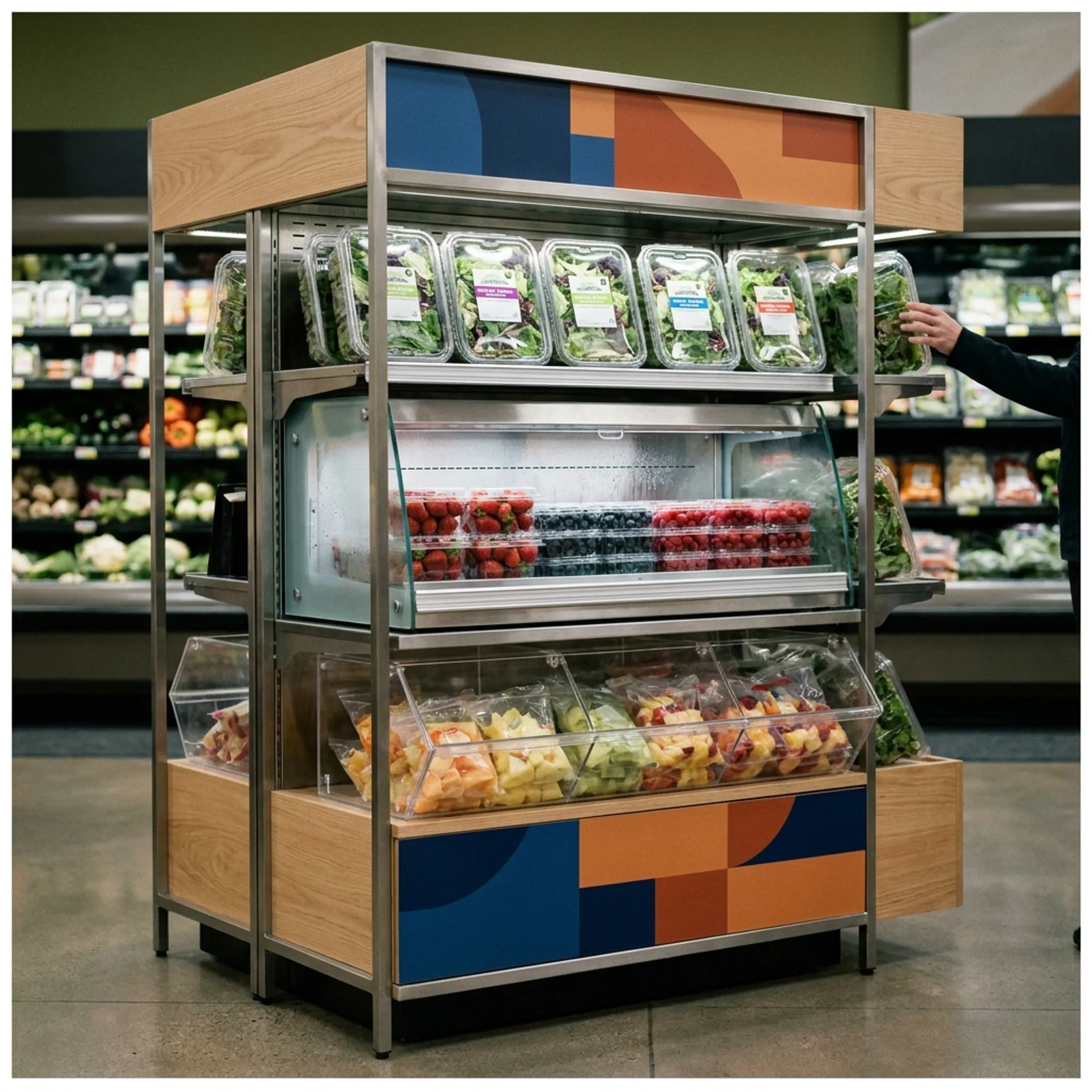 Packaged food merchandising