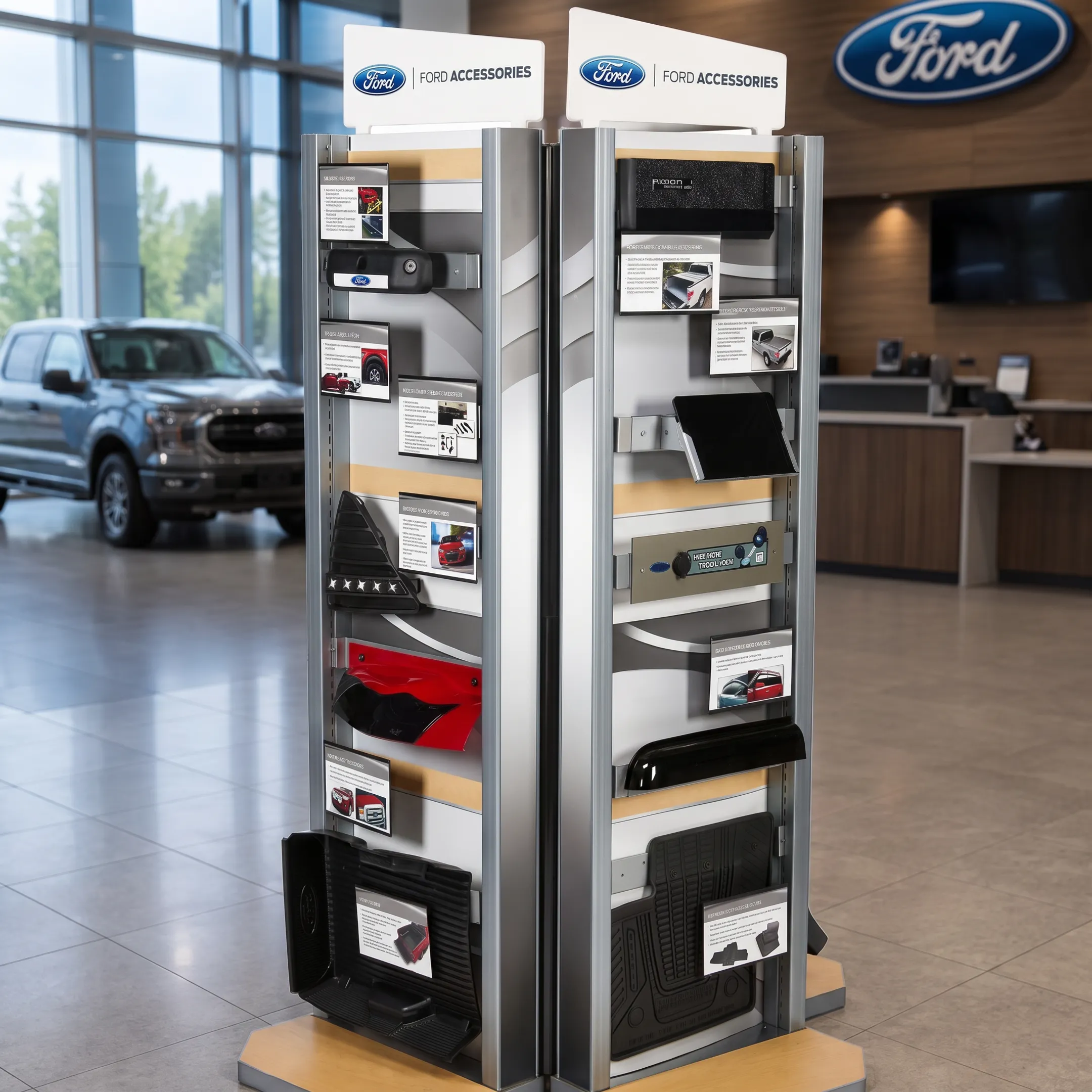 Branded point of sale display being prepared for shipment