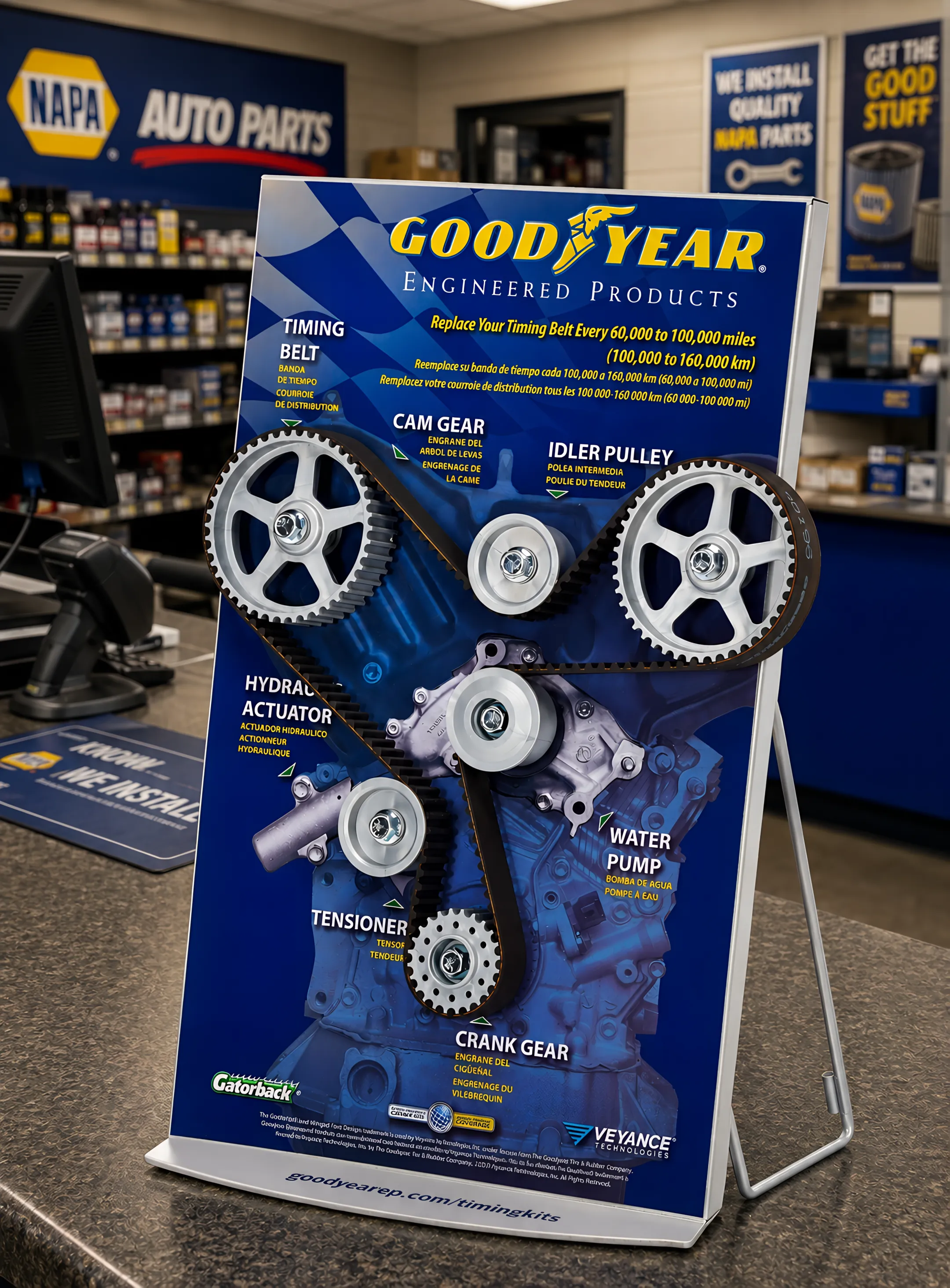 Dealer network merchandising display
