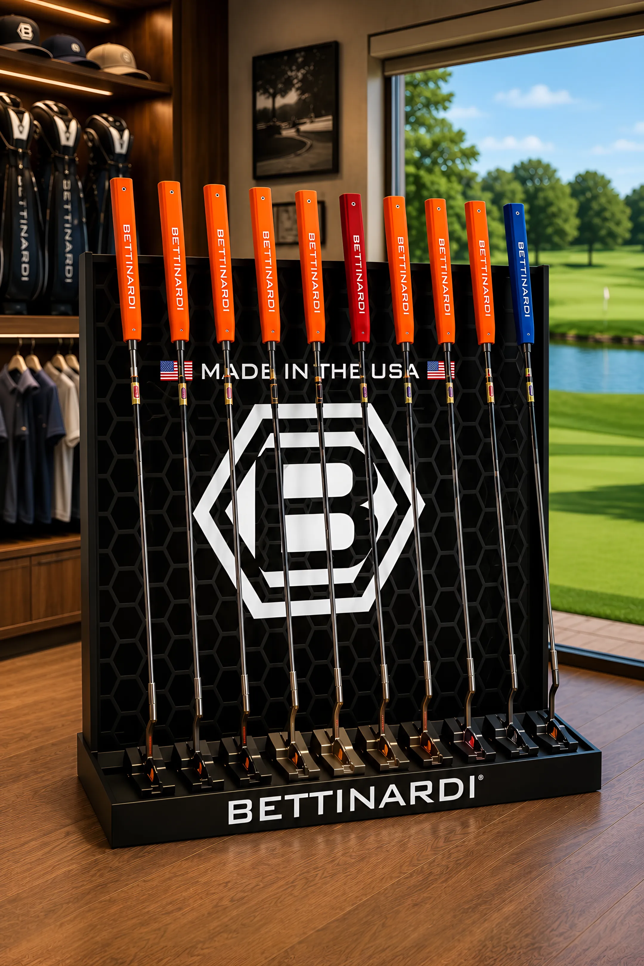 Custom showroom towers and accessory displays that combine physical products, branded graphics and product information | Custom Corrugated Retail Displays