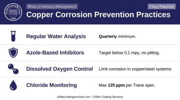 Chiller water chemistry control four key practices for copper corrosion prevention