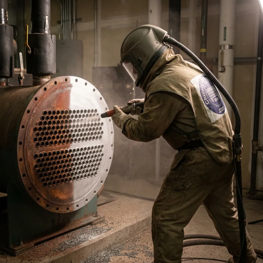 Surface preparation before protective coating application