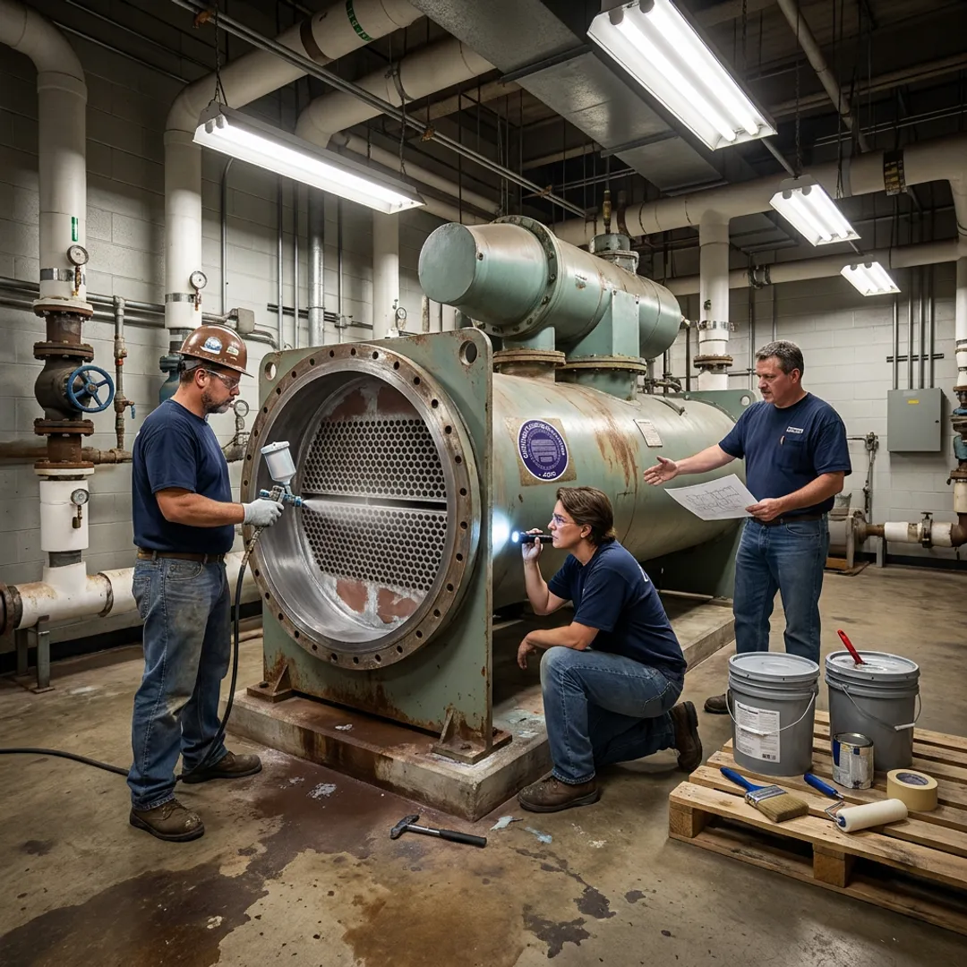 Professional Restoration Services for Chiller Systems
