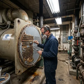 Centrifugal chiller service technician