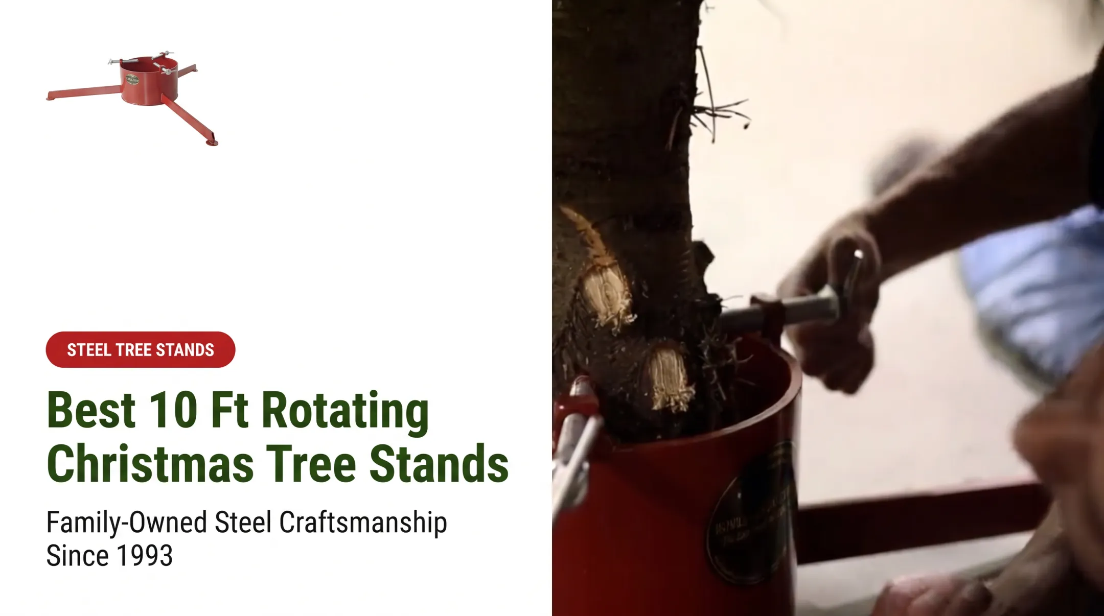 Best 10 Ft Rotating Christmas Tree Stands