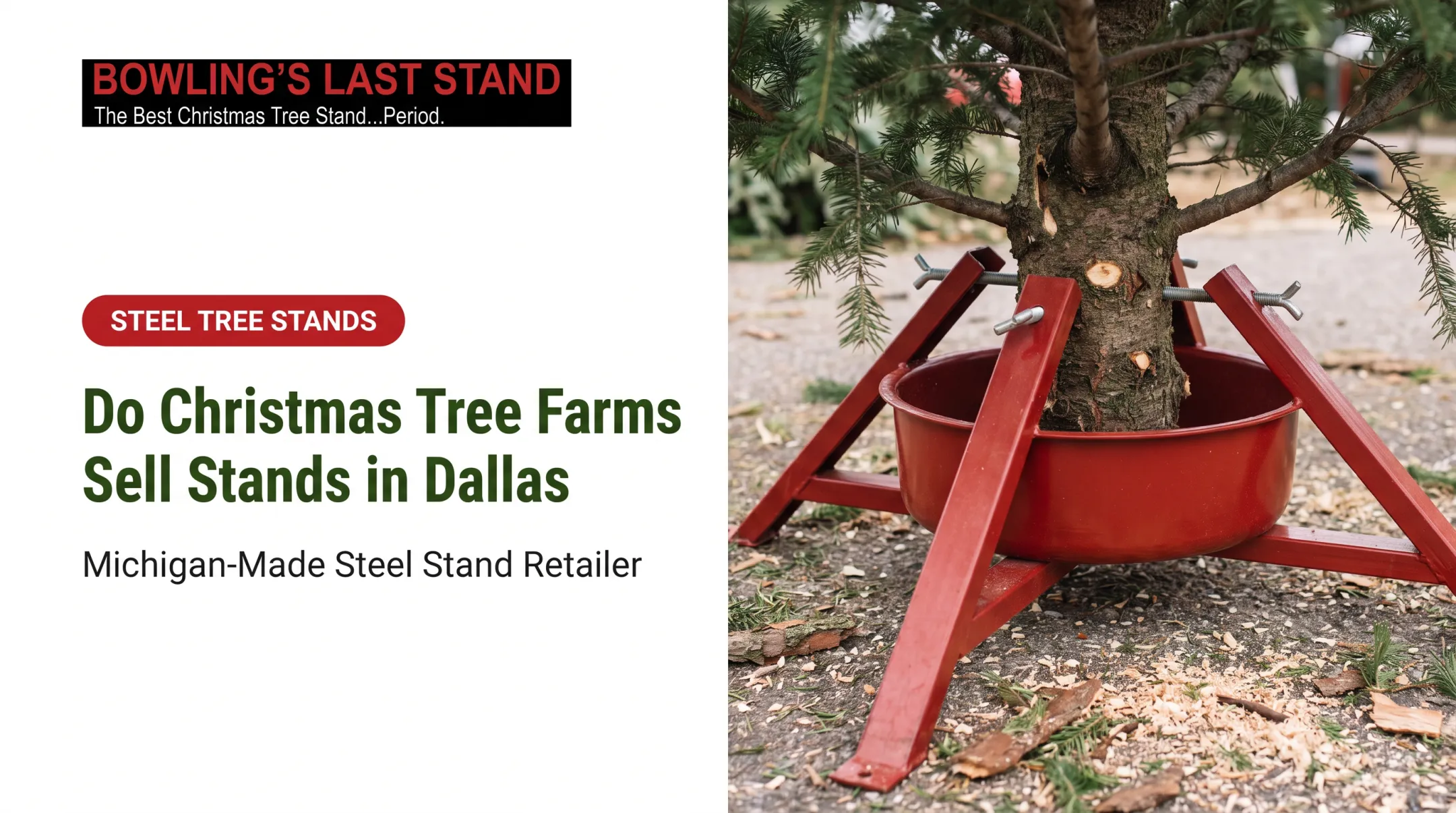 Do Christmas Tree Farms Sell Stands in Dallas