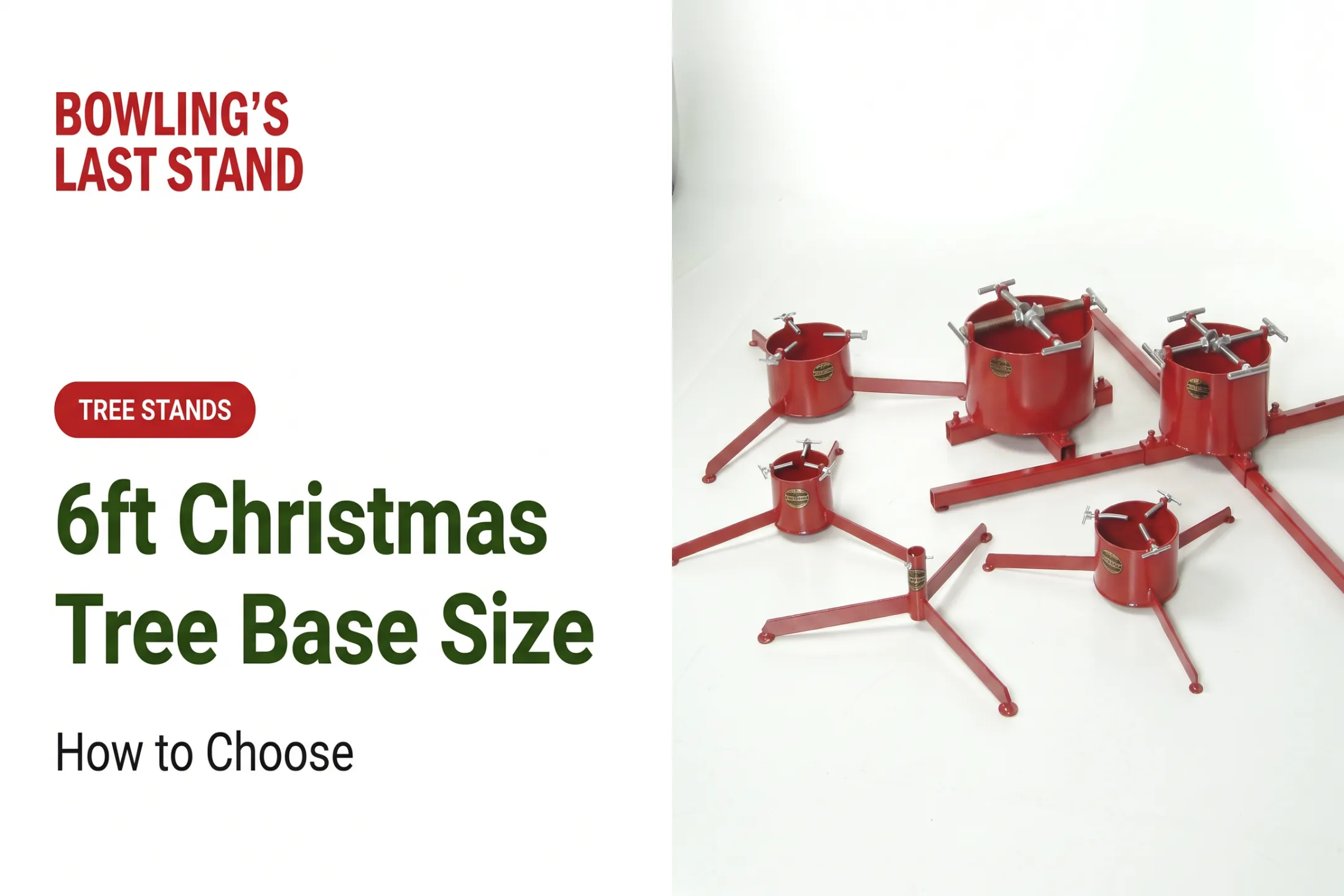 6ft Christmas Tree Base Size: How to Choose