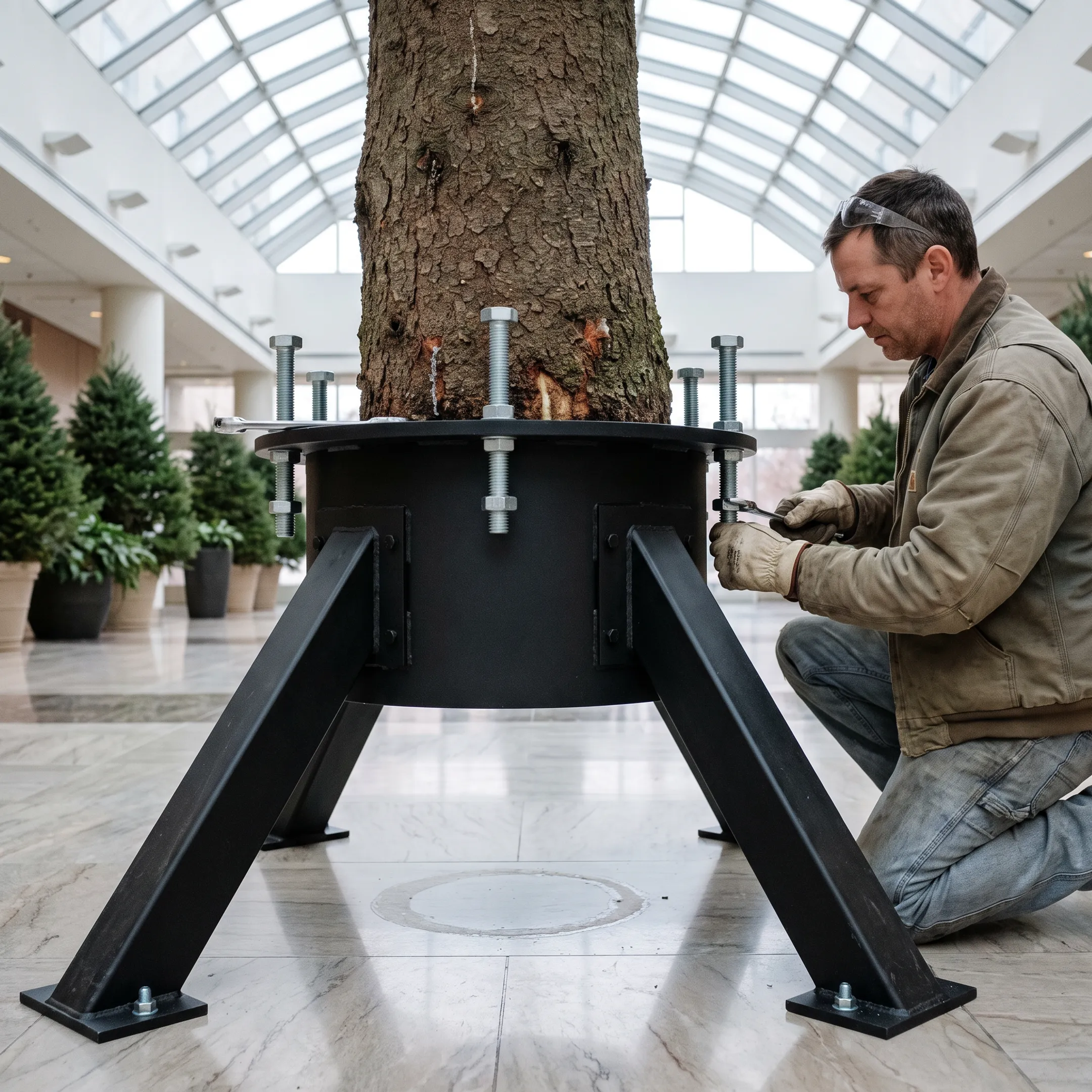 Commercial Christmas Tree Installations
