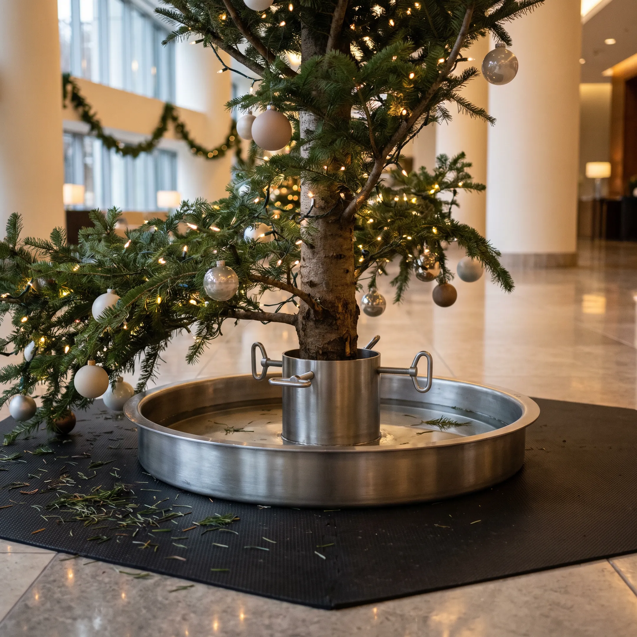 Commercial Christmas tree display