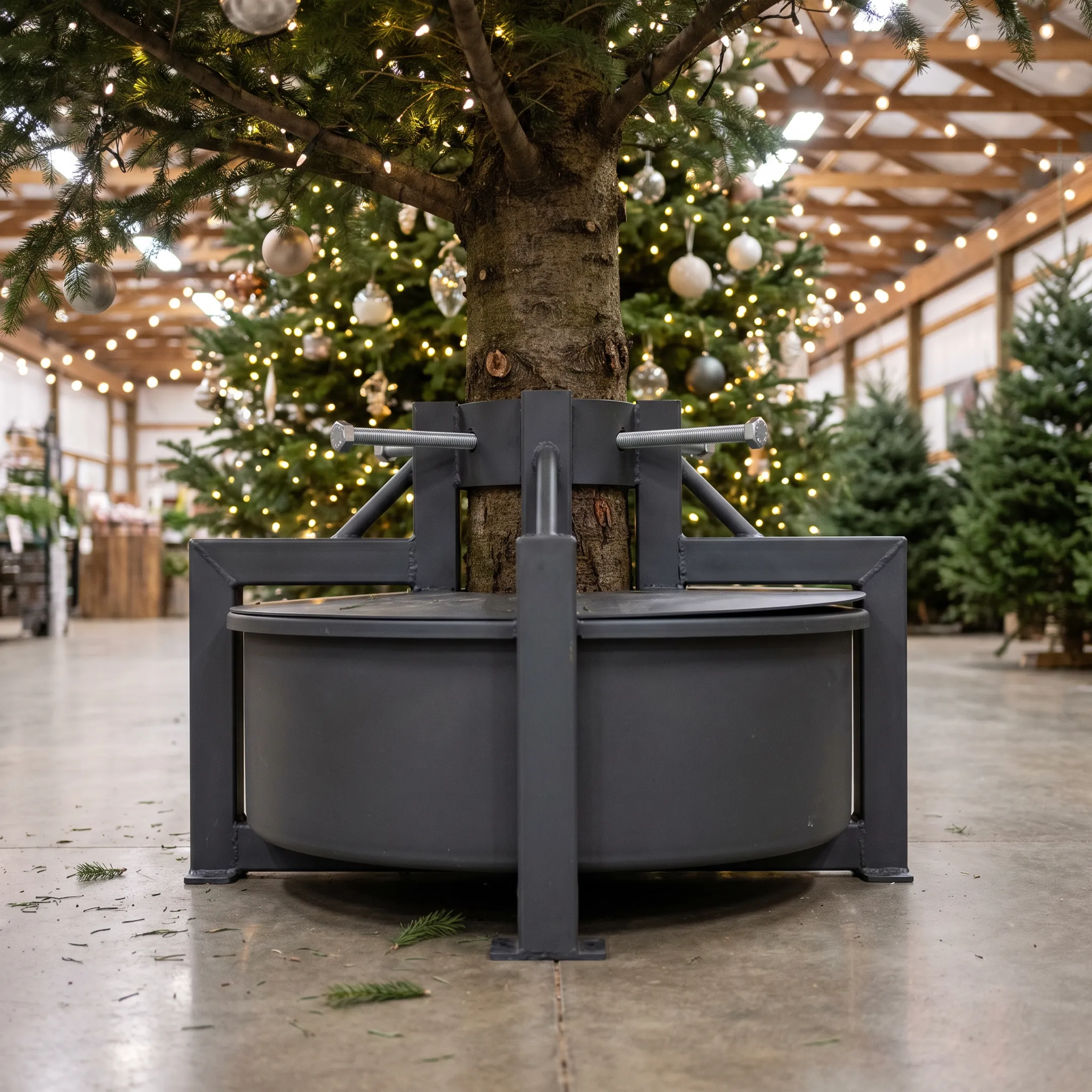 Commercial Christmas tree display