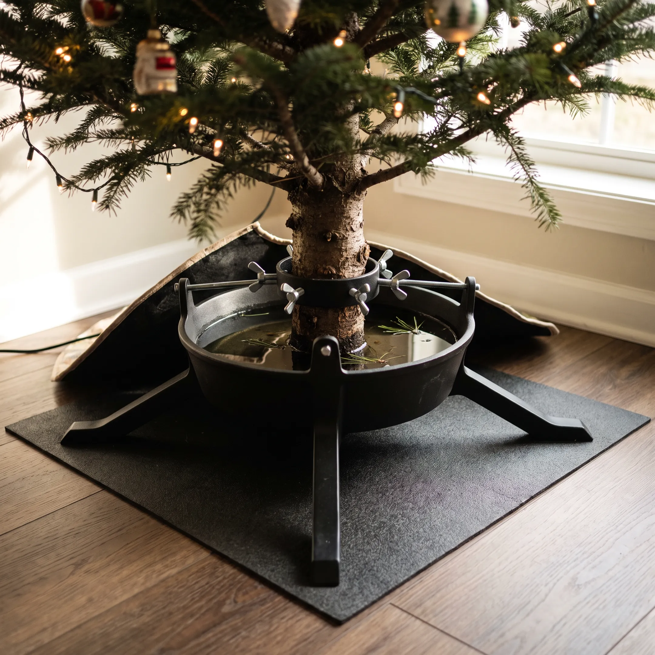Residential Christmas tree display