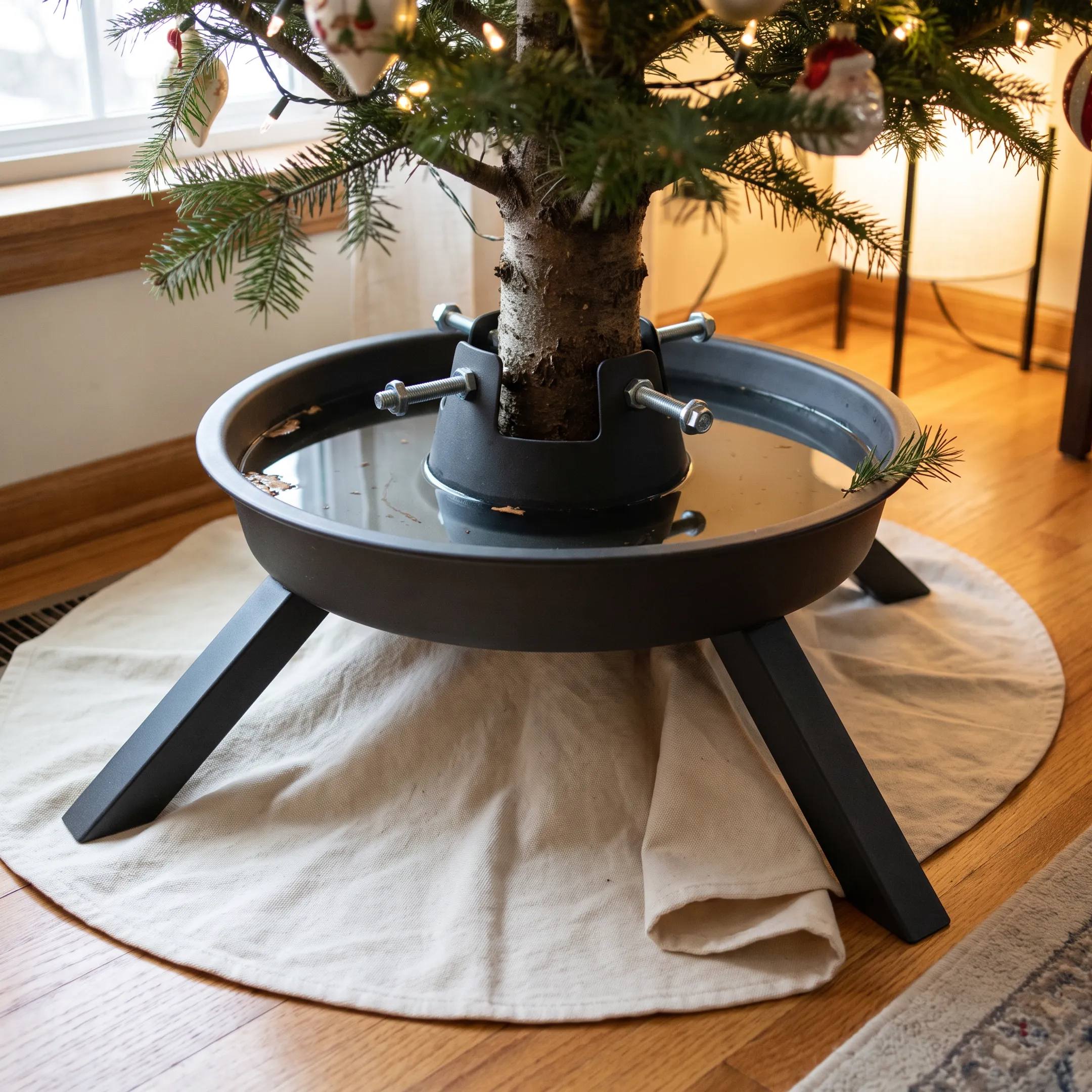Residential Christmas tree display