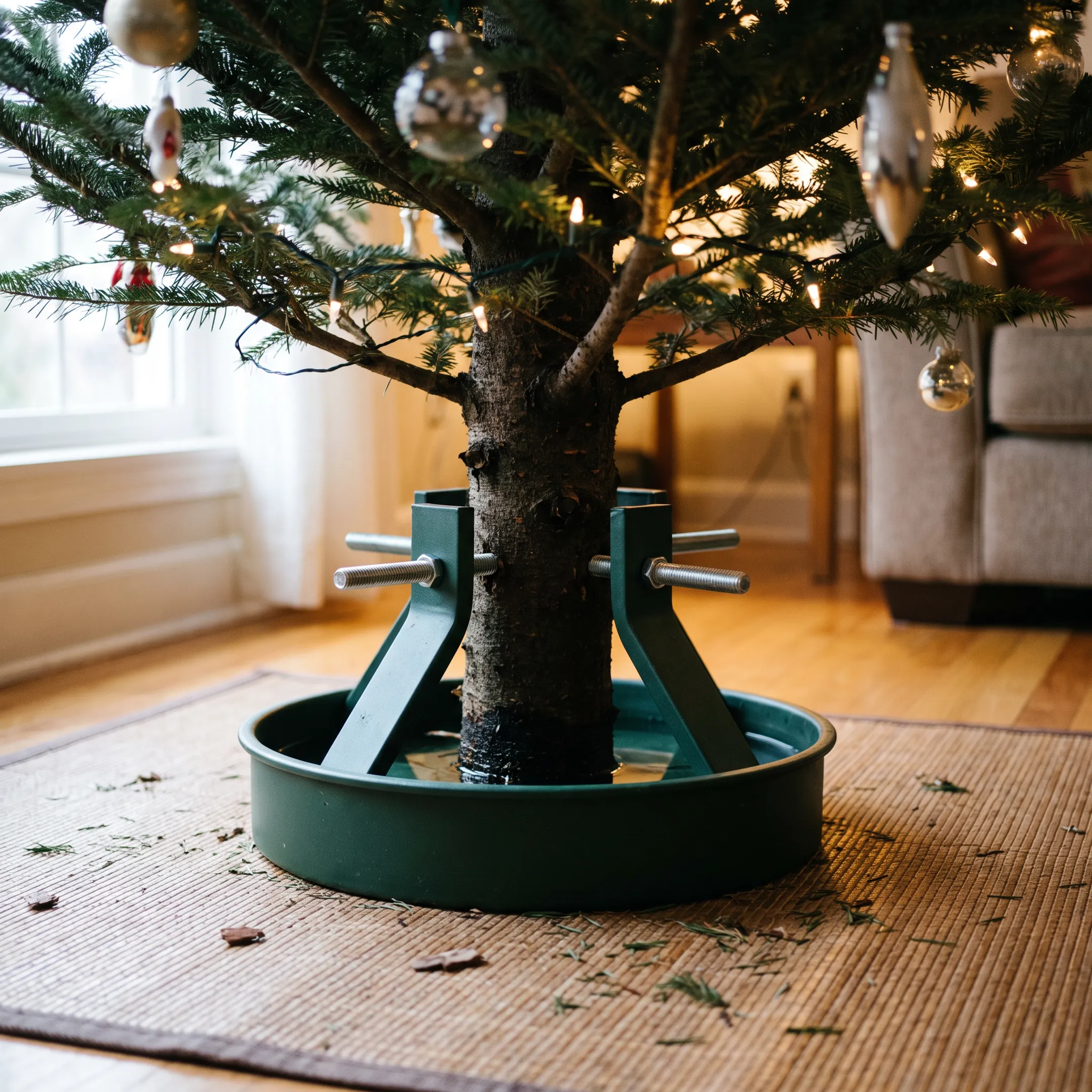 Residential Christmas tree display