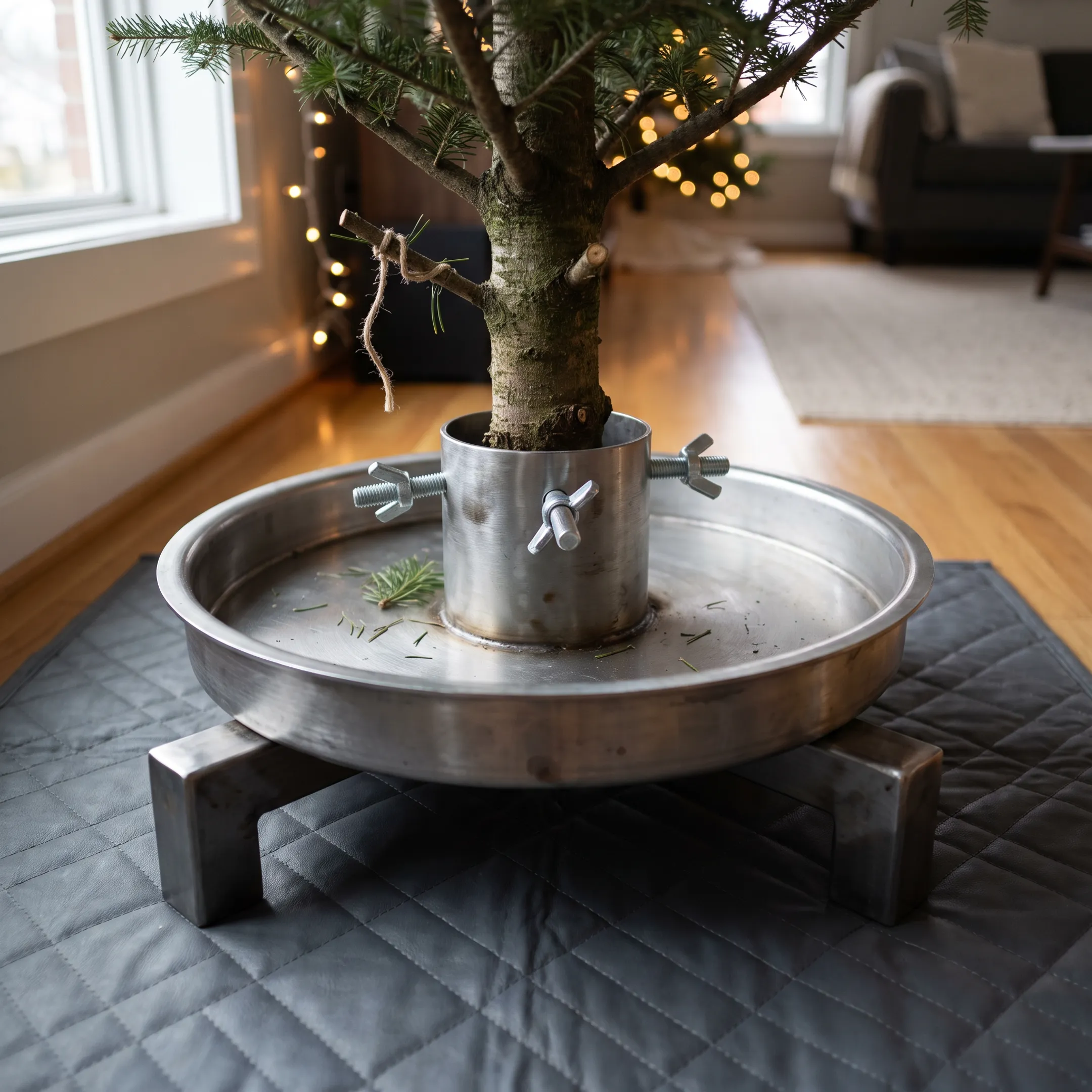 Residential Christmas tree display