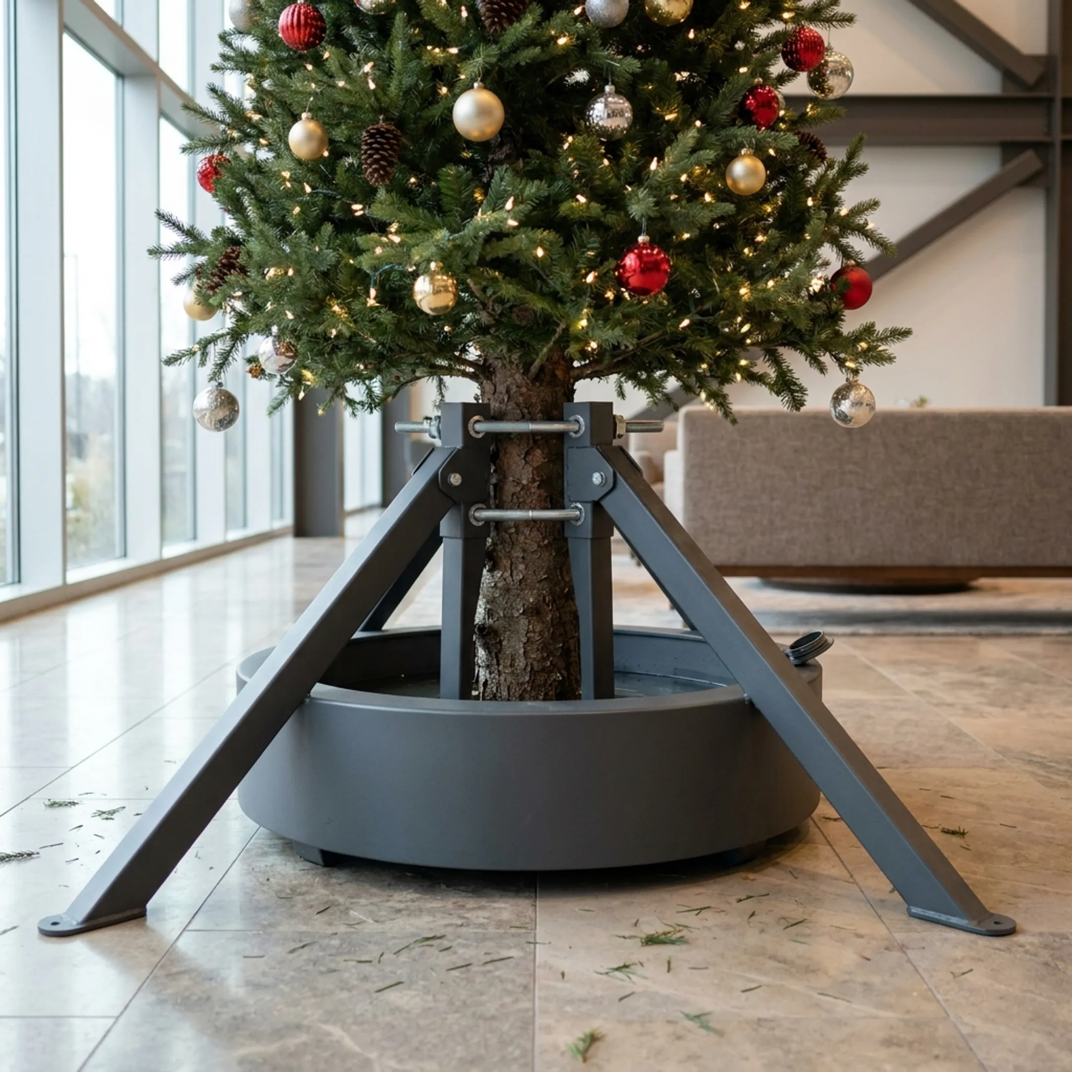 Commercial Christmas tree display
