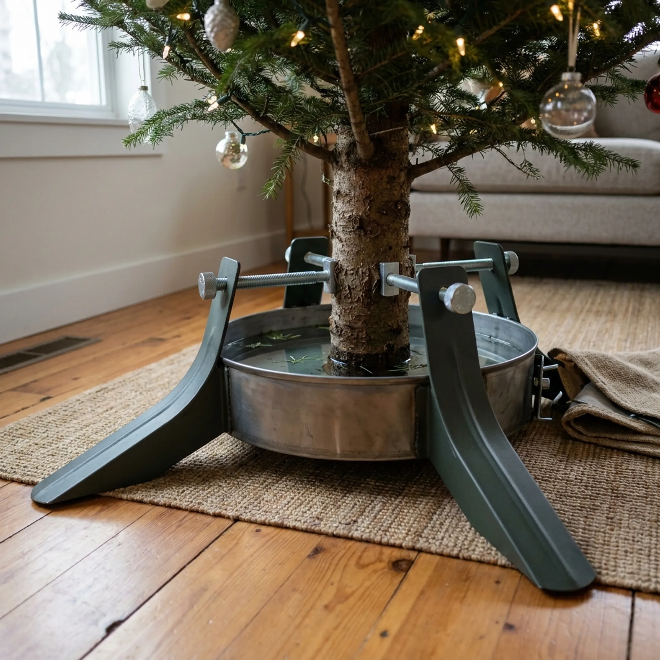 Residential Christmas tree display