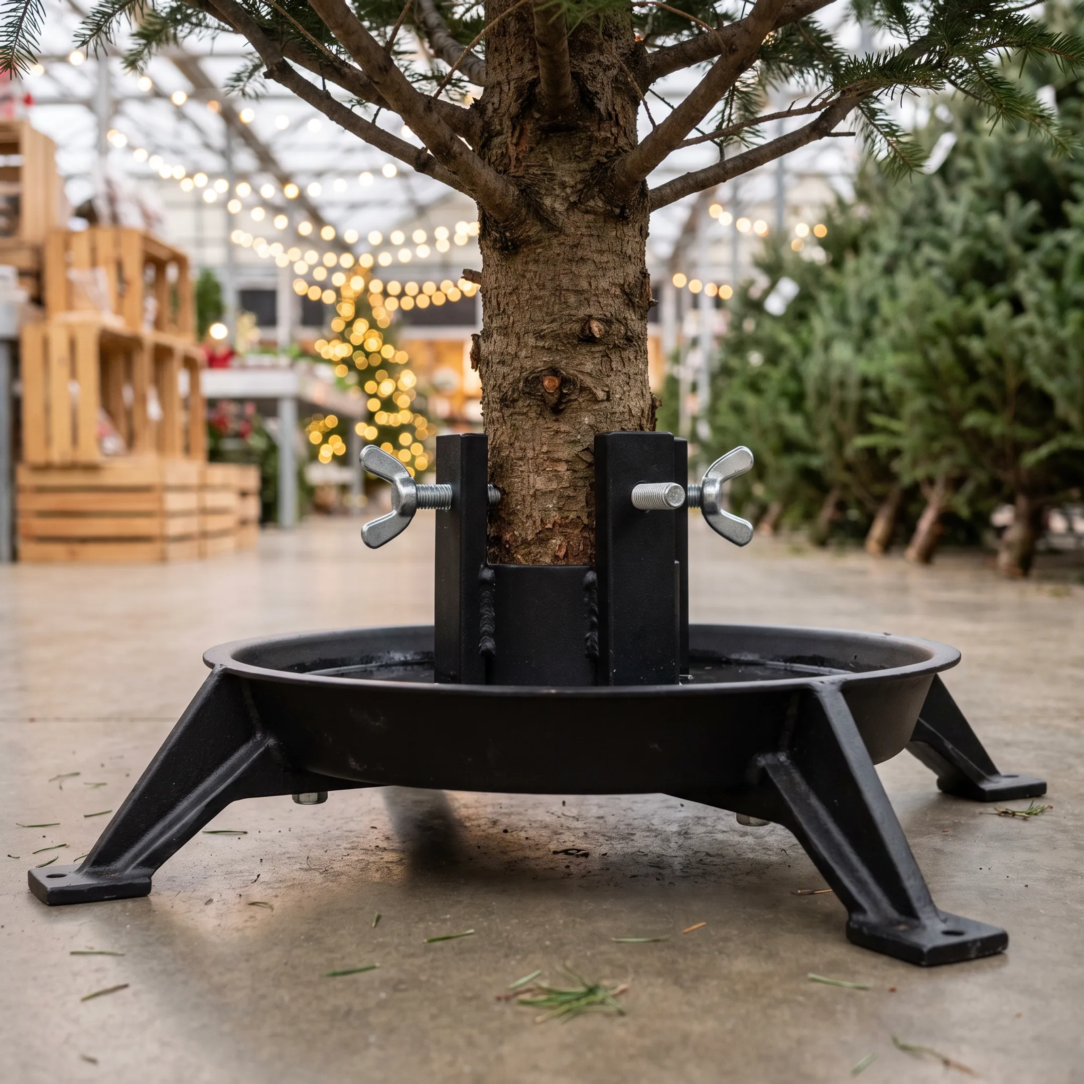 Large Christmas tree display