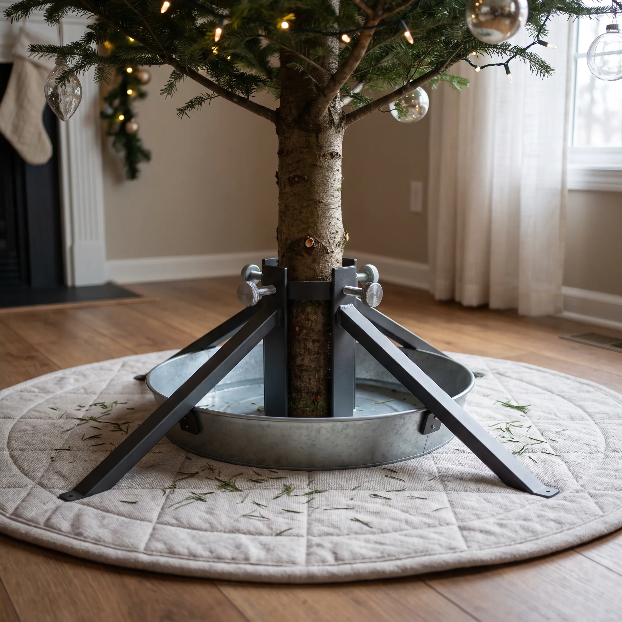 Residential Christmas tree display