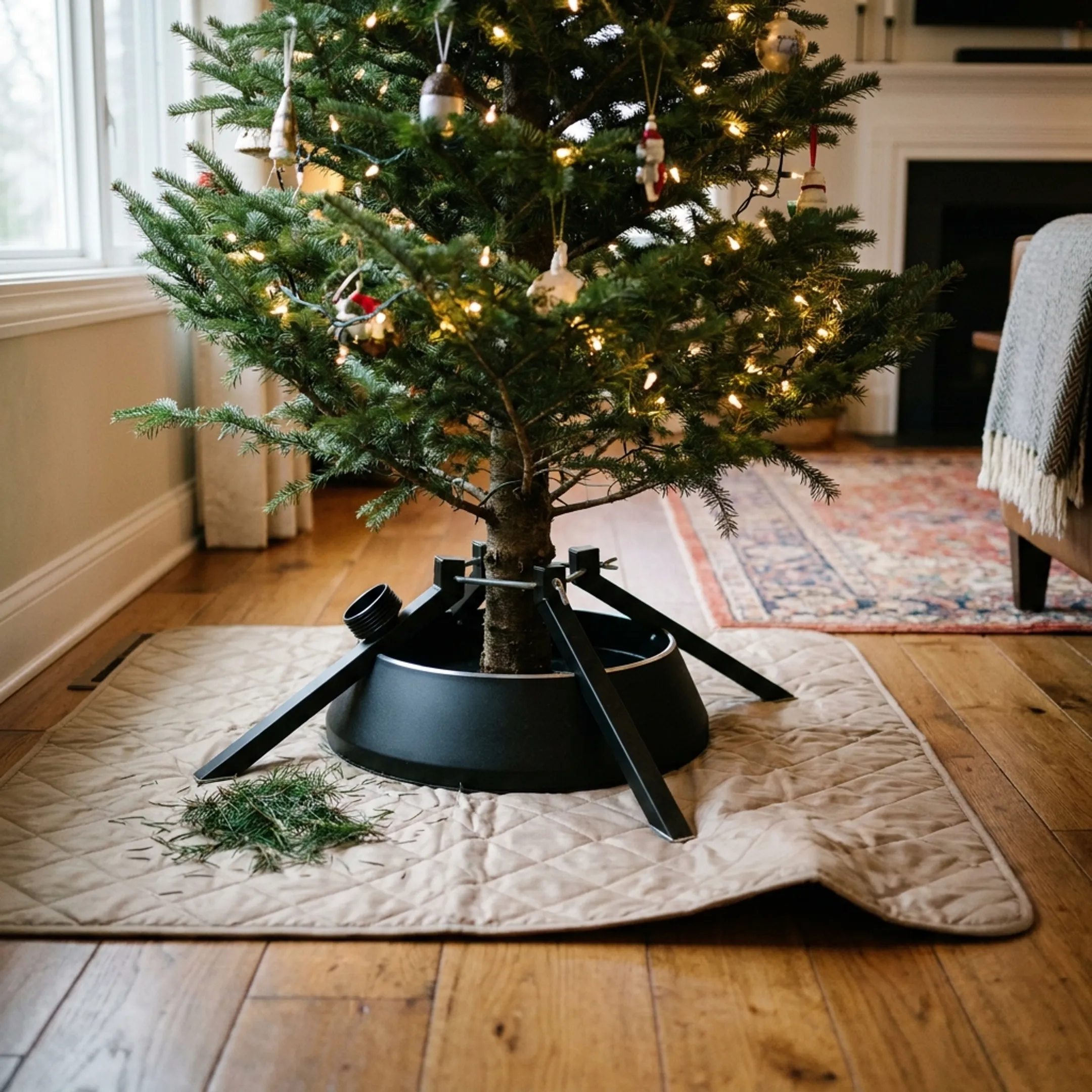 Residential Christmas tree display