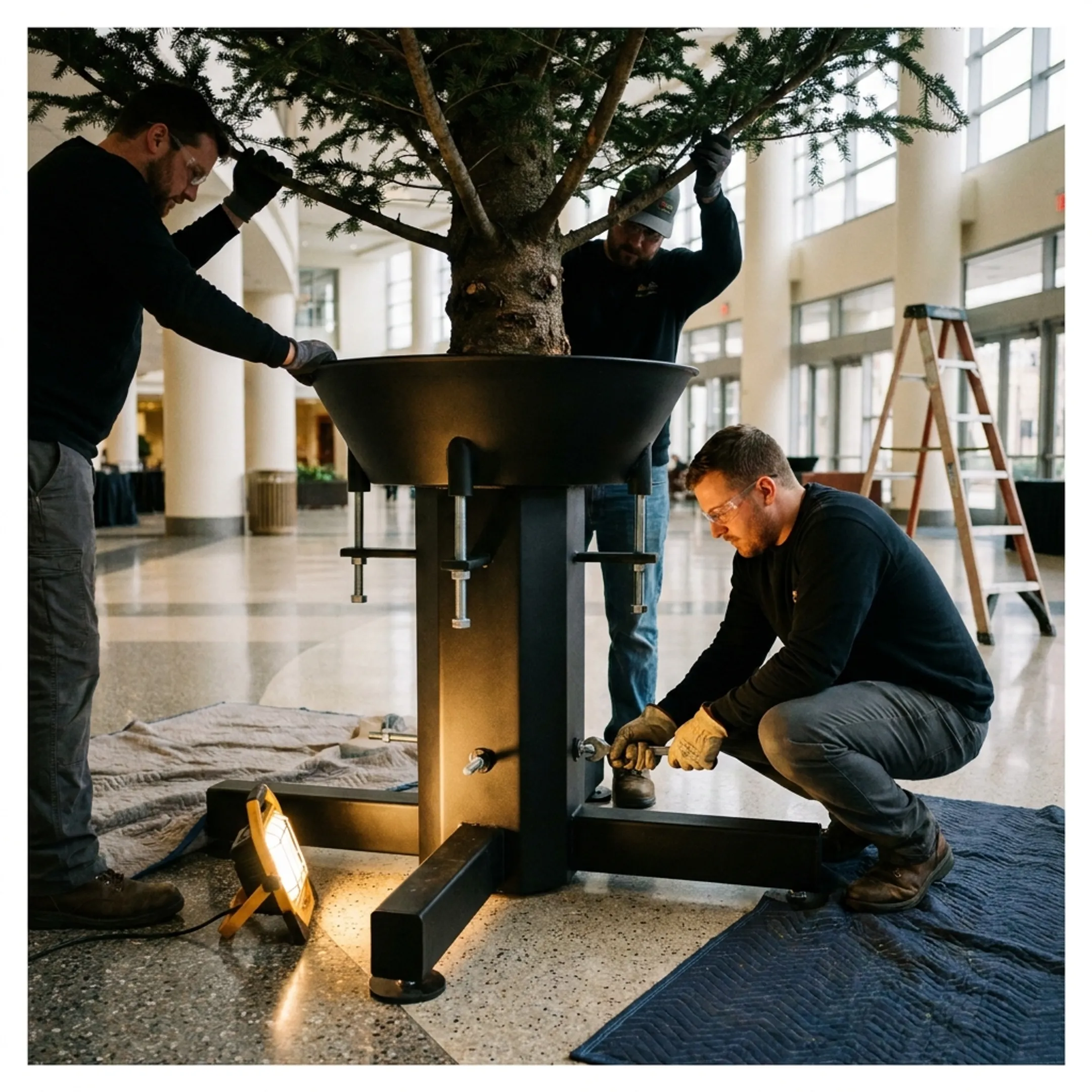 Large Christmas Tree Installations