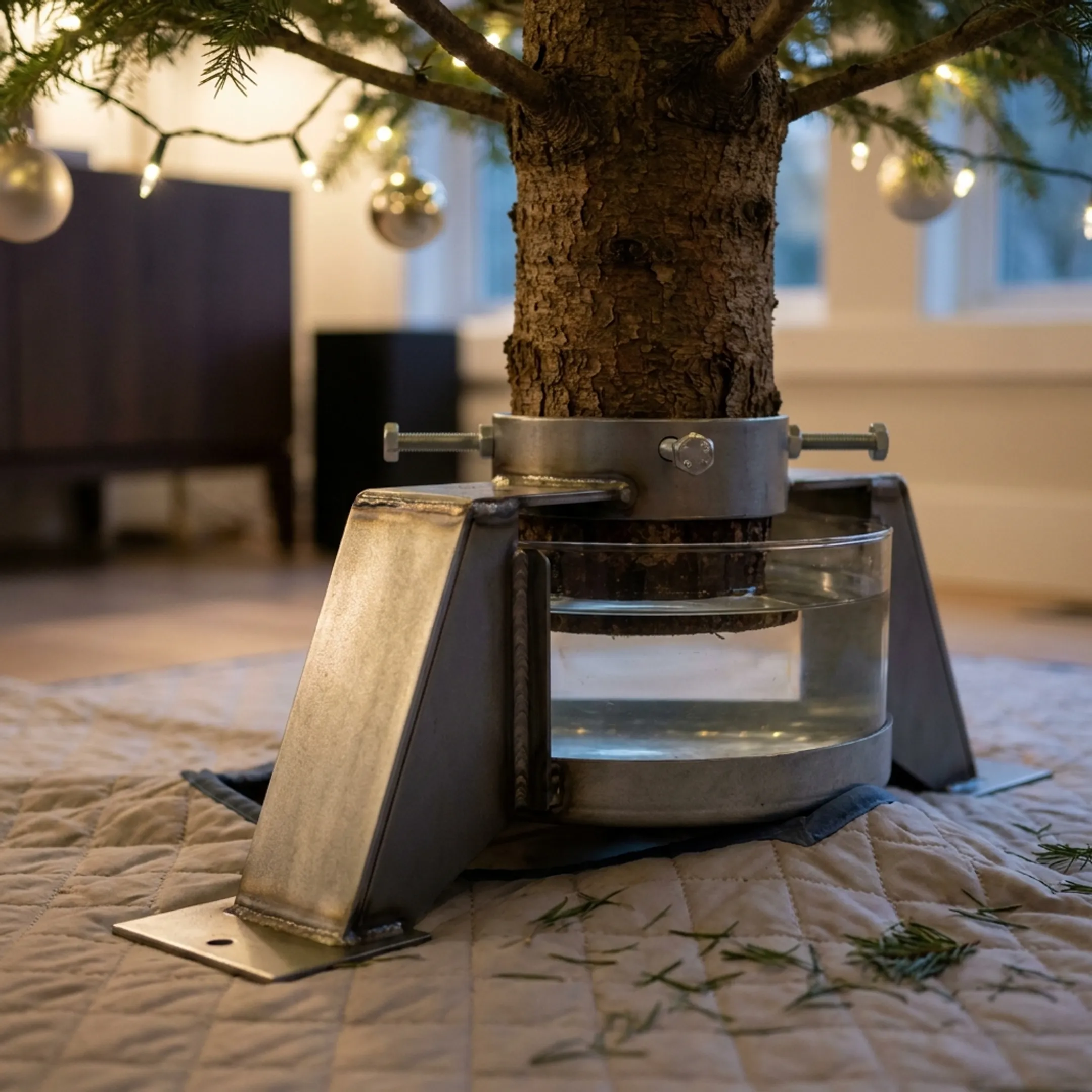 Residential Christmas tree display
