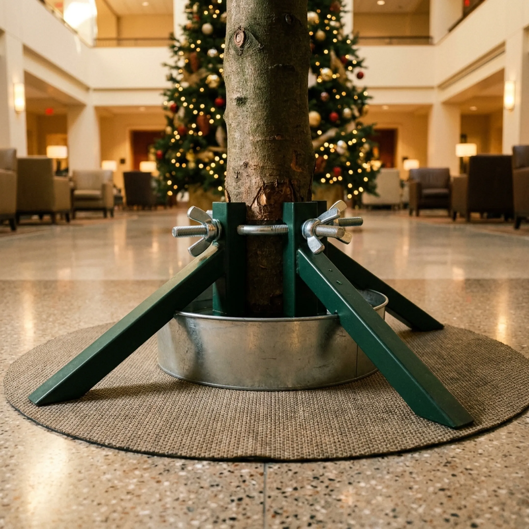 Commercial Christmas tree display