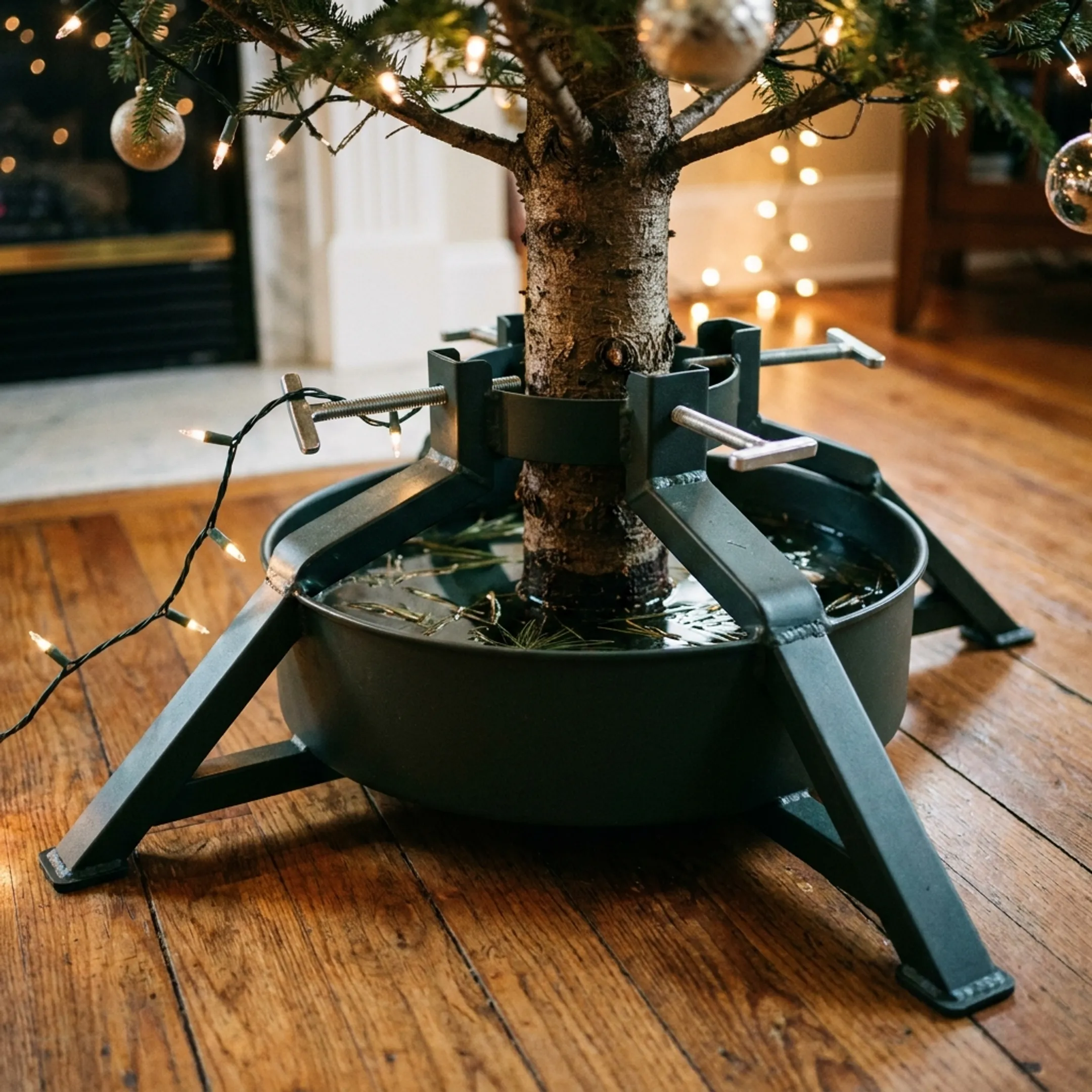Residential Christmas tree display