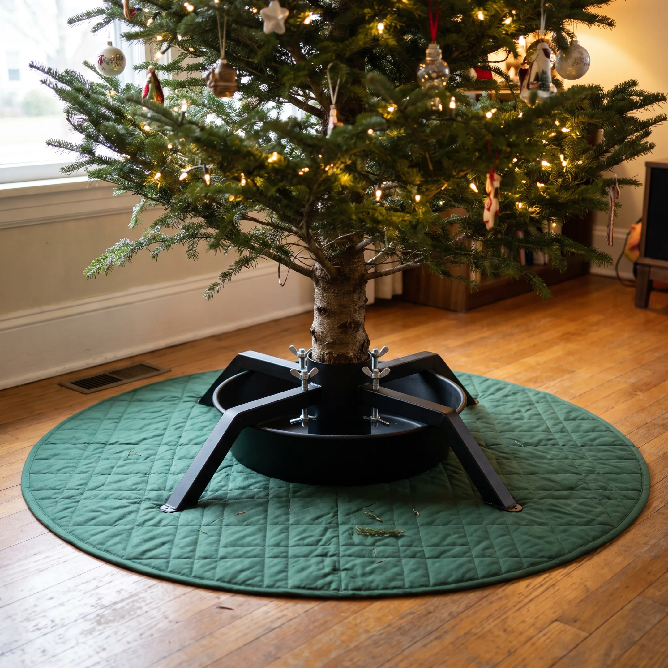 Residential Christmas tree display