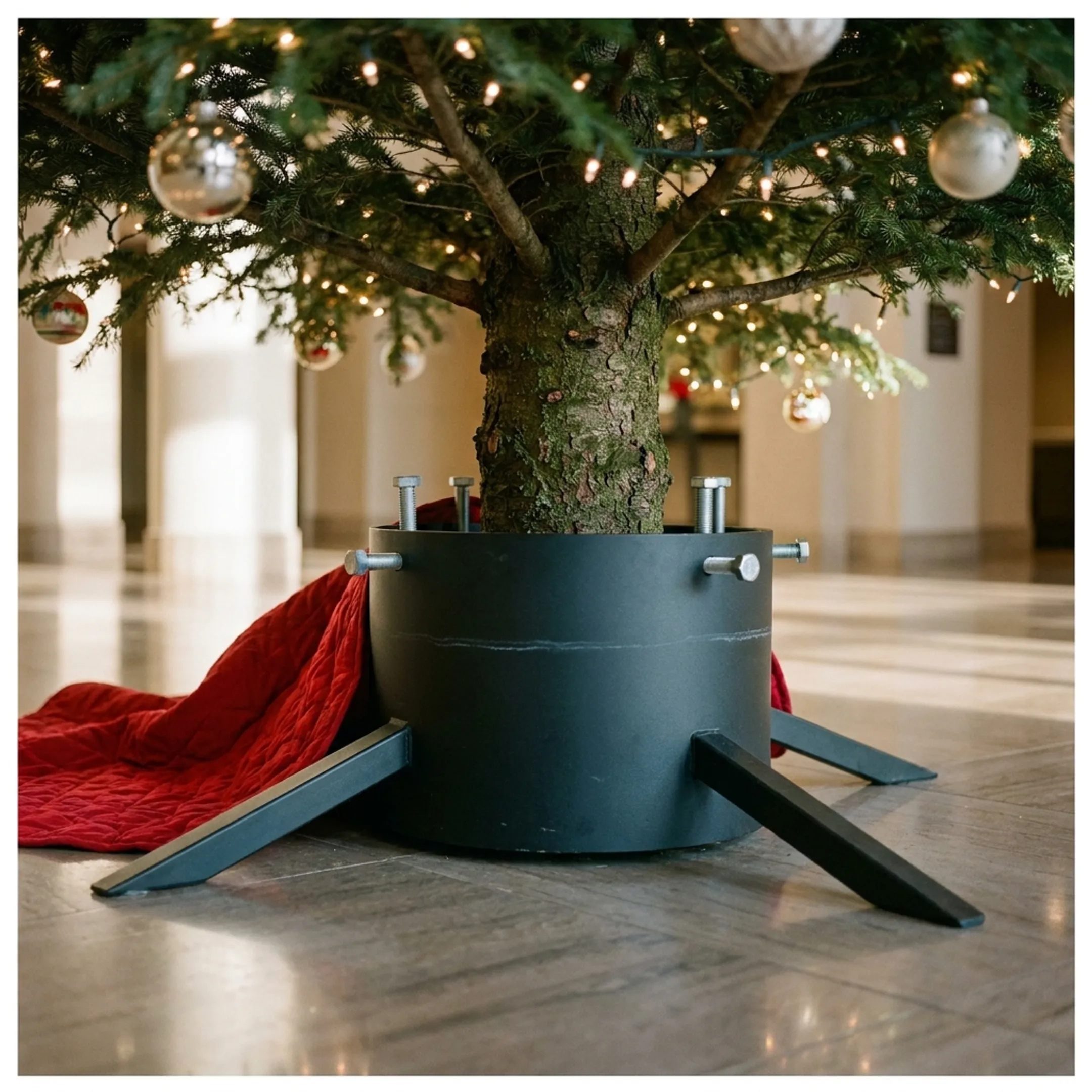 Commercial Christmas tree display
