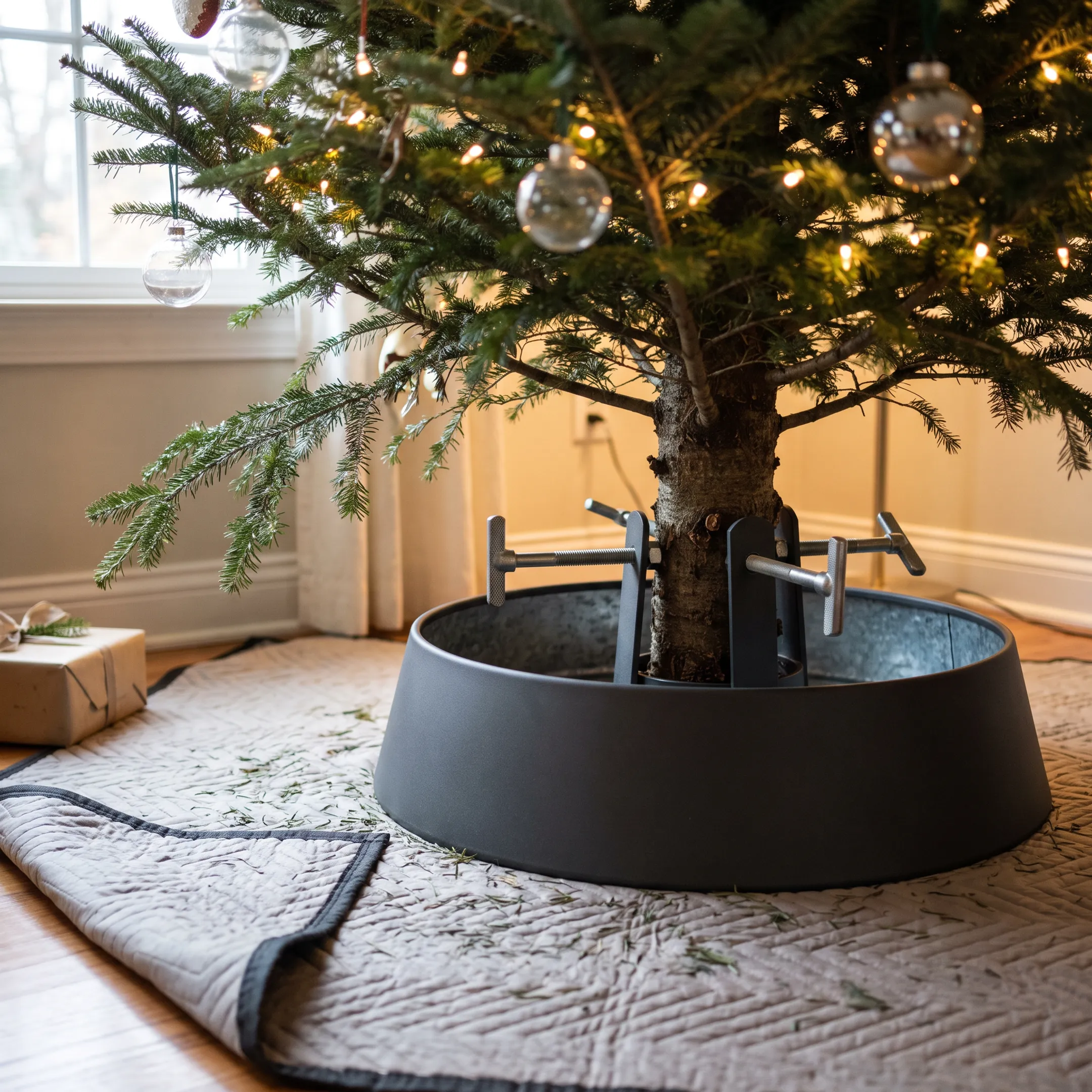 Residential Christmas tree display