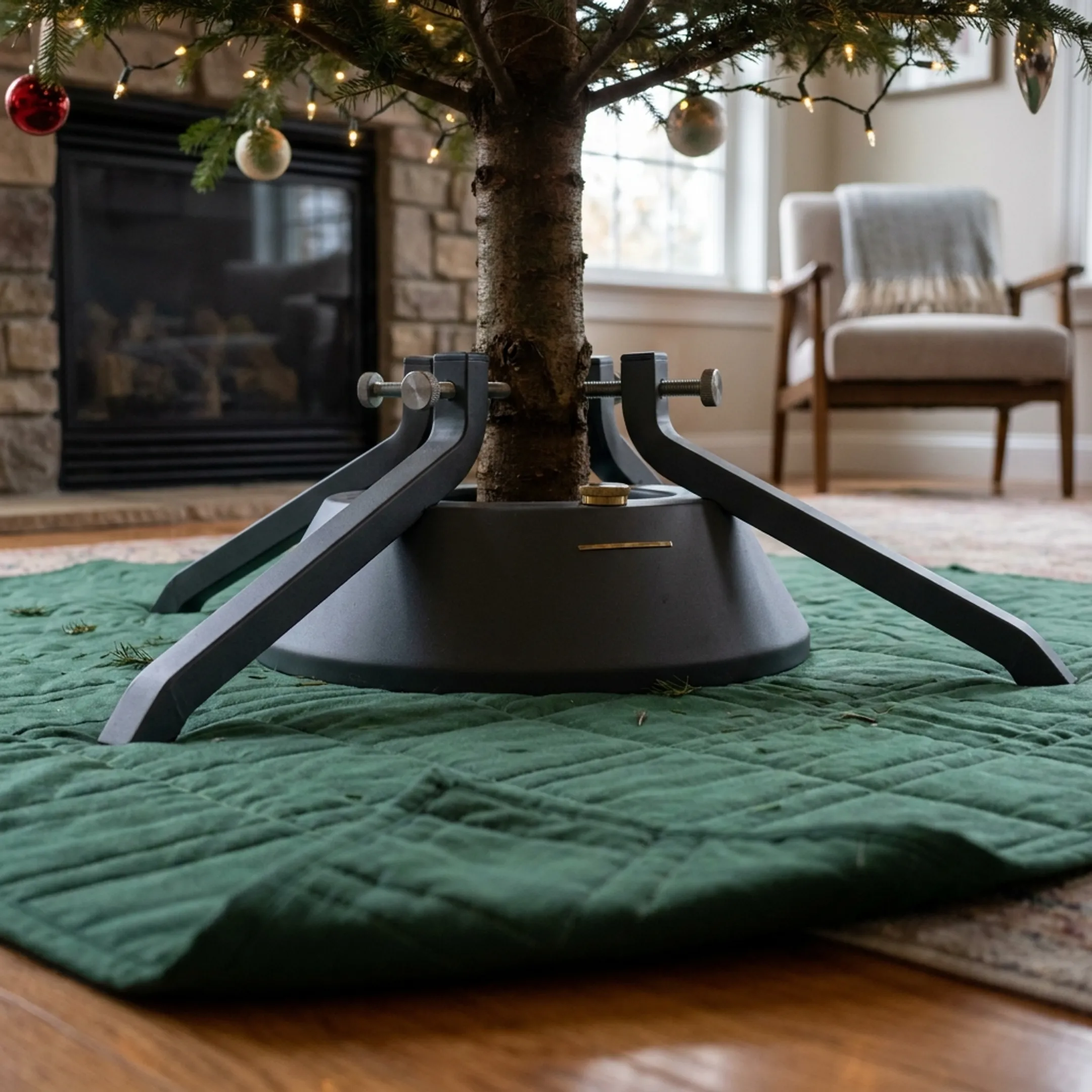Residential Christmas tree display