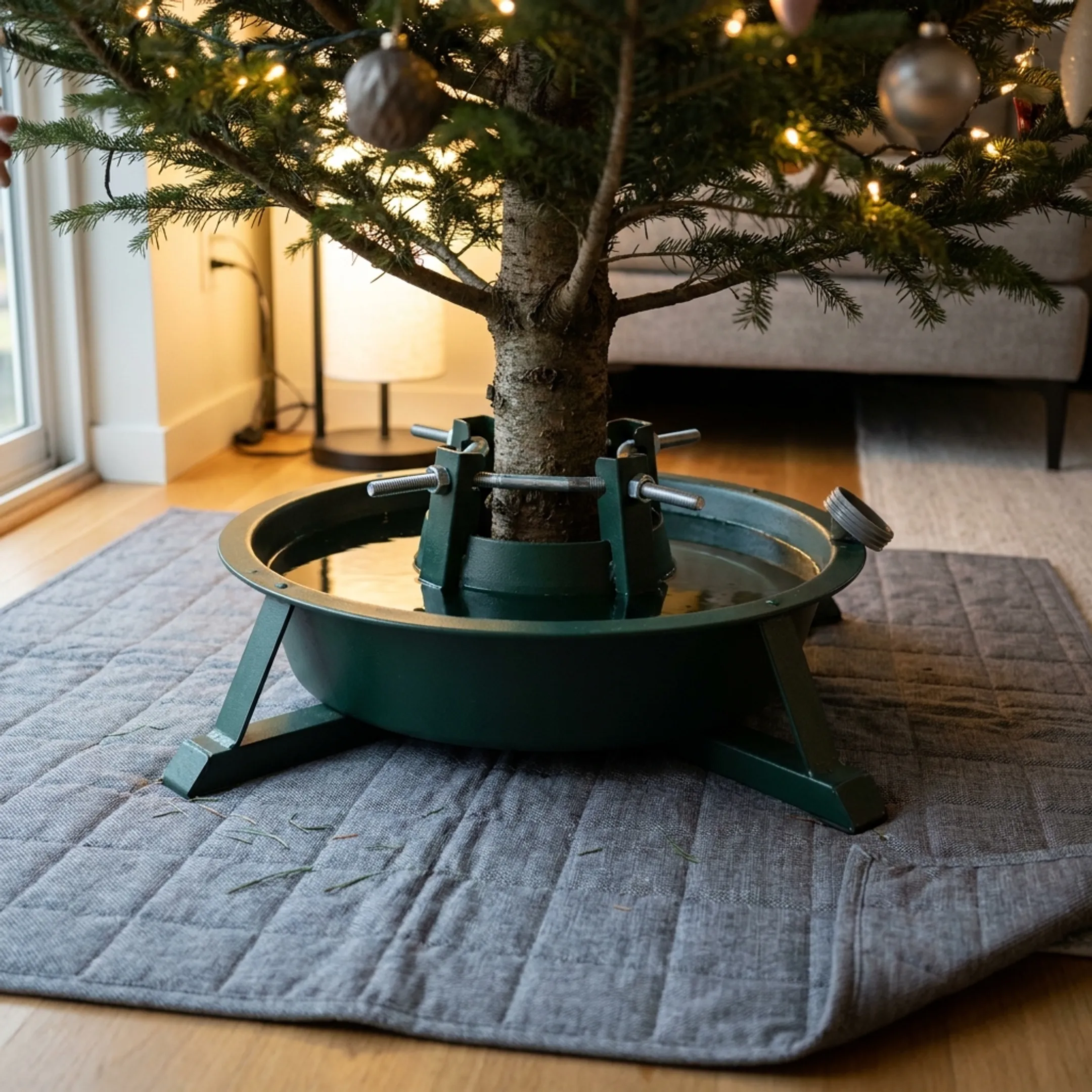 Residential Christmas tree display