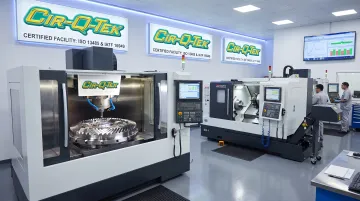 ISO 13485 and IATF 16949 certified CNC machining facility interior