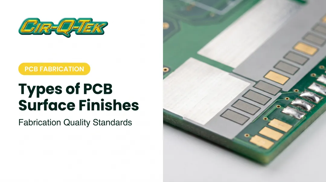 Types of PCB Surface Finishes