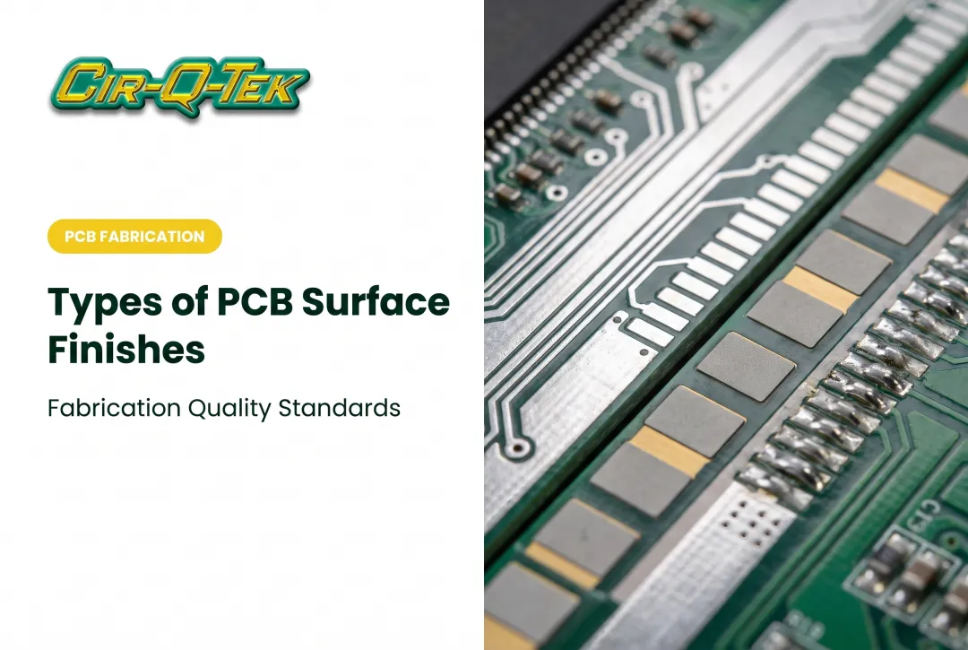 Types of PCB Surface Finishes