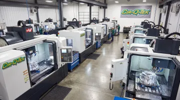 Cir-Q-Tek multi-axis CNC machining facility with live tooling equipment