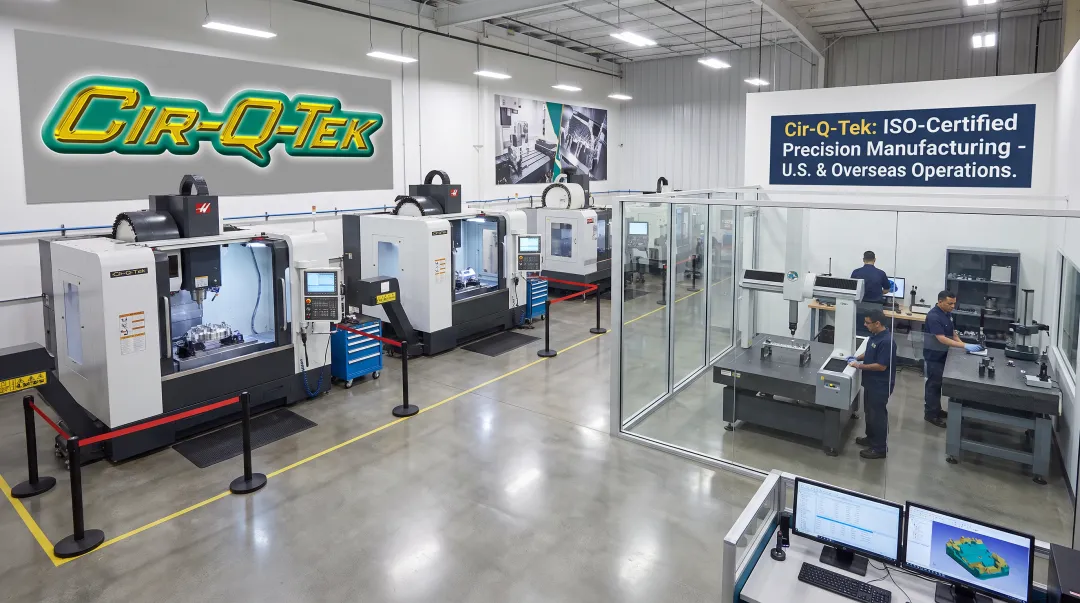 Cir-Q-Tek precision CNC machining facility with quality inspection equipment